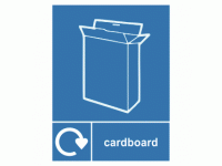 Cardboard Waste Recycling Signs WRAP ...