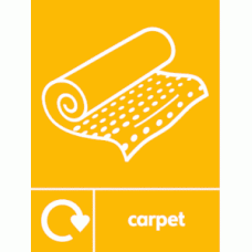 Carpet Waste Recycling Signs WRAP Recycling Signs 
