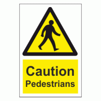 Caution Pedestrians