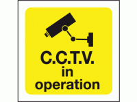 C.C.T.V. in operation sign