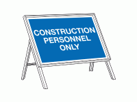 Construction personnel only sign