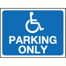 Disabled Parking Only sign