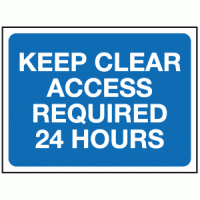 Keep clear access required 24 hours