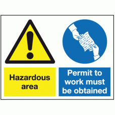 Hazardous area permit to work must be obtained