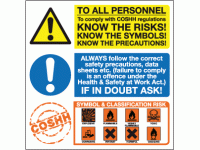 To all personnel to comply with COSHH...