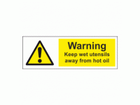 Warning Keep Wet Untesils Away From H...