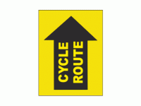 Cycle Route Ahead Sign