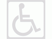 Disabled Toilets Glass Awareness Stic...