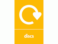 Discs Waste Recycling Signs WRAP Recy...