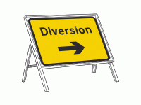 Diversion right sign