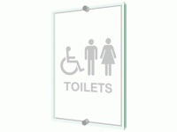 Disabled Male Female Toilet sign - Cl...