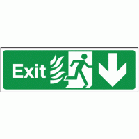 Exit down