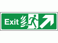 Exit right diagonal up
