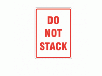 Do Not Stack labels 500 per roll