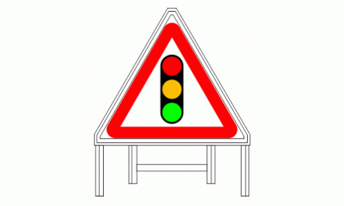 DOT 543 Traffic Lights Or Traffic Signals Sign