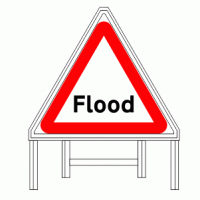 DOT 554 Flood Warning Sign