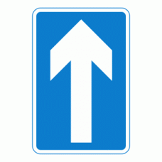 Dot 652 - One way traffic sign