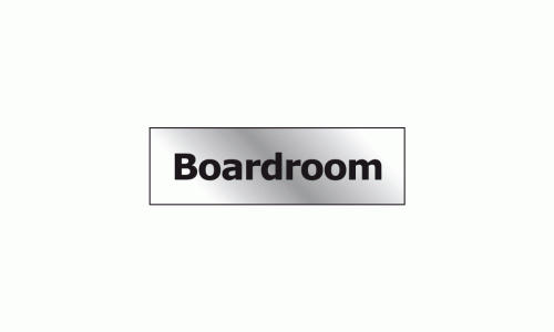 Boardroom door sign