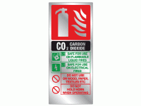 C02 Fire extinguisher identification ...