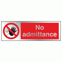 No admittance 