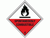 Spontaneously combustible