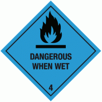 Dangerous when wet