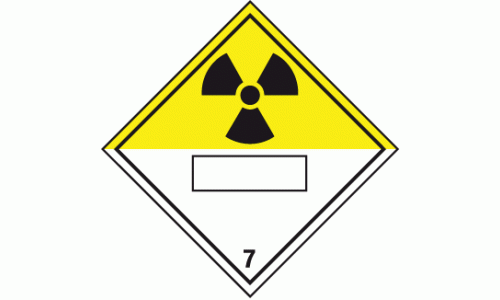 Radioactive blank