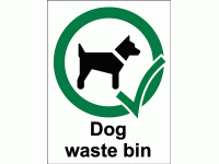 Dog Waste Bin sign