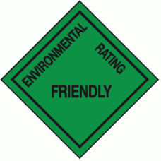 Environmental rating friendly sign