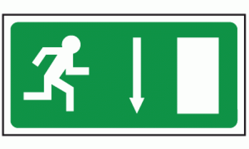 Exit right down