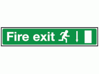 Fire exit right down