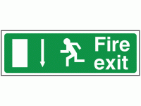 Fire exit down left