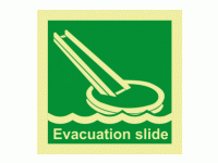 Evacuation slide Photoluminescent IMO...