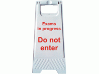 Exams in progress do not enter A Board
