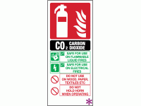 CO2 Carbon Dioxide fire extinguisher ...
