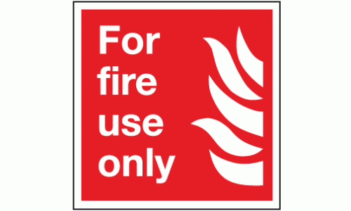 For fire use only