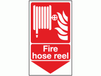Fire hose reel below