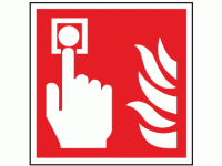 Fire alarm call point symbol