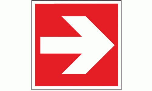 Arrow straight symbol
