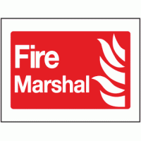 Fire marshal sign