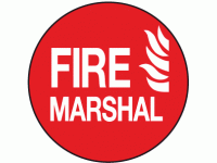 Fire marshal stickers 5 (pack)