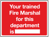 Your trained fire marshal for this de...