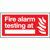Fire alarm testing at