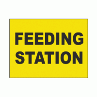 Feeding Station sign