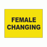Female Changing Sign