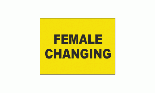 Female Changing Sign