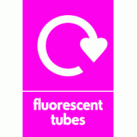 Fluorescent Tubes Waste Recycling Signs WRAP Recycling Signs