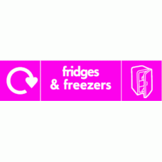 Fridges & Freezers Waste Recycling Signs WRAP Recycling Signs