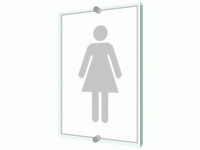 Female Toilet sign - Clearview Printe...
