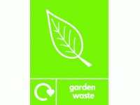 garden waste recycle & icon 